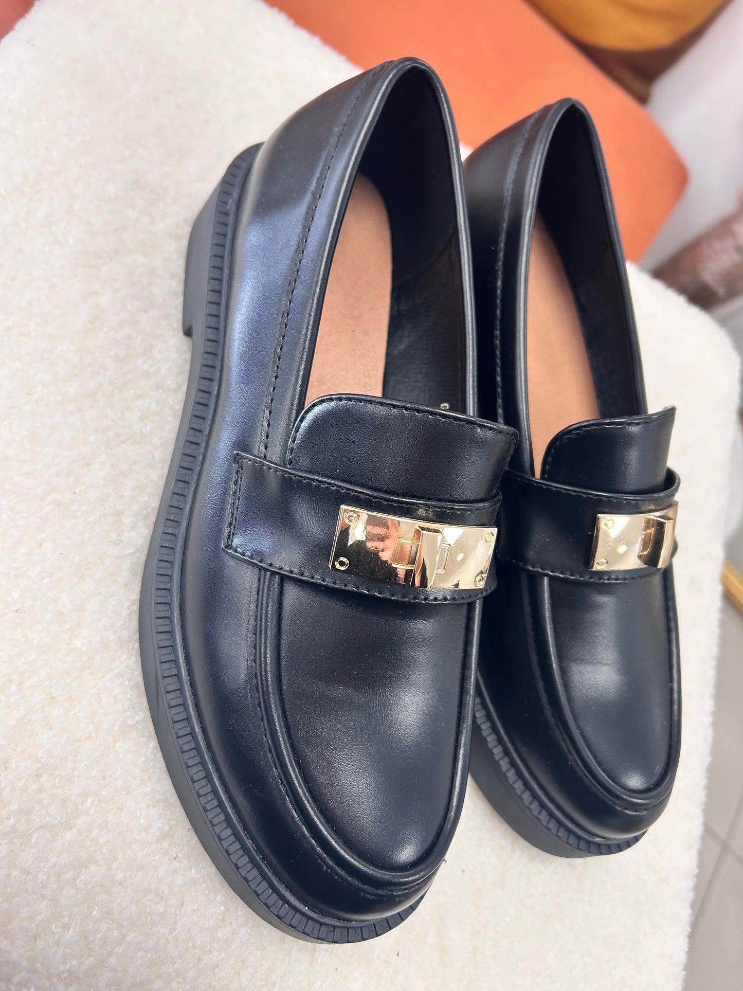 Mocassin noir