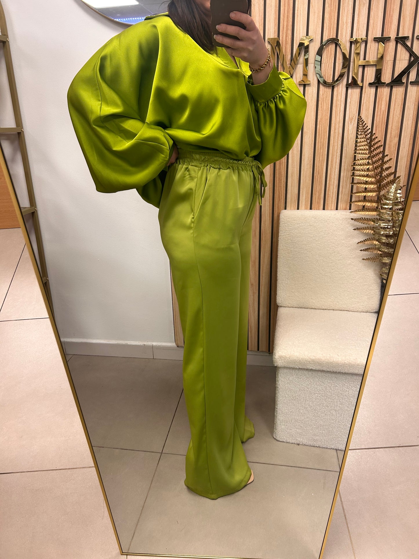 Pantalon satin fluide SERENA