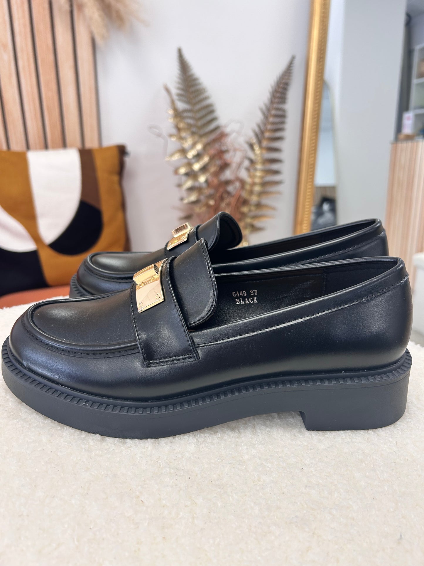 Mocassin noir
