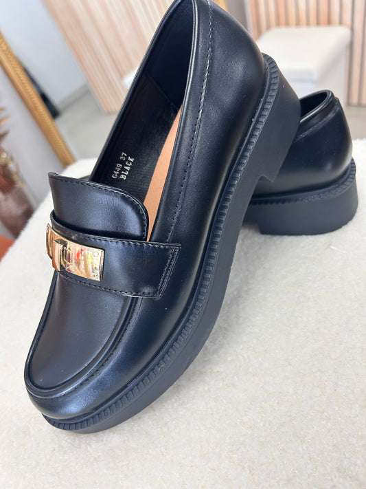 Mocassin noir